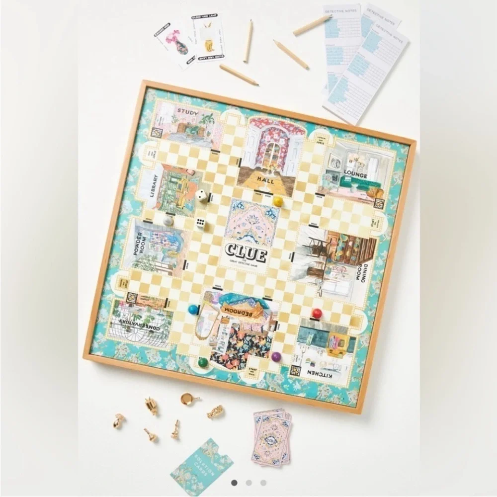 Anthropologie x Clue Deluxe Edition Board Game NIB - Picture 2 of 9